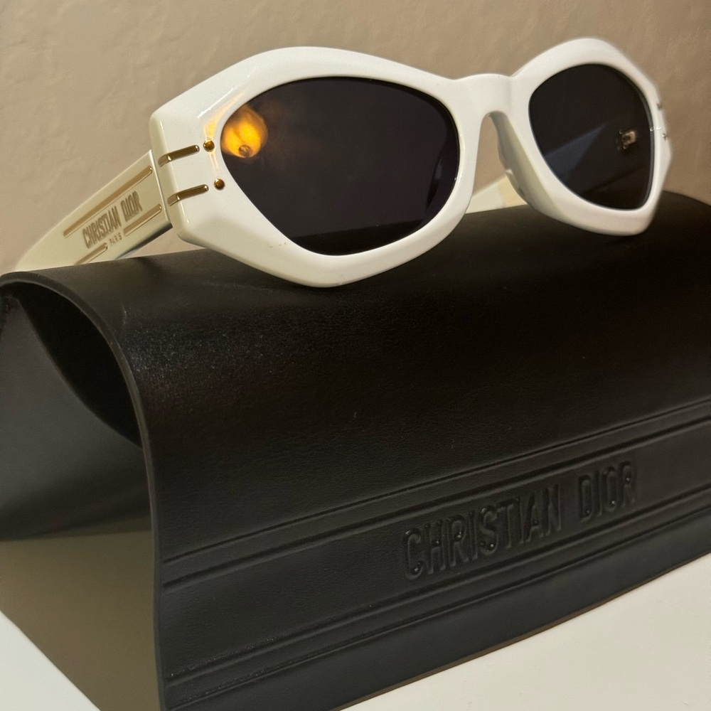 Dior White Sunglasses